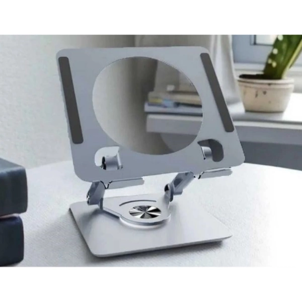 360 Derece Dönebilen Yükseltilmiş Masaüstü Ayarlanabilir Metal Tablet Standı ( Lisinya )
