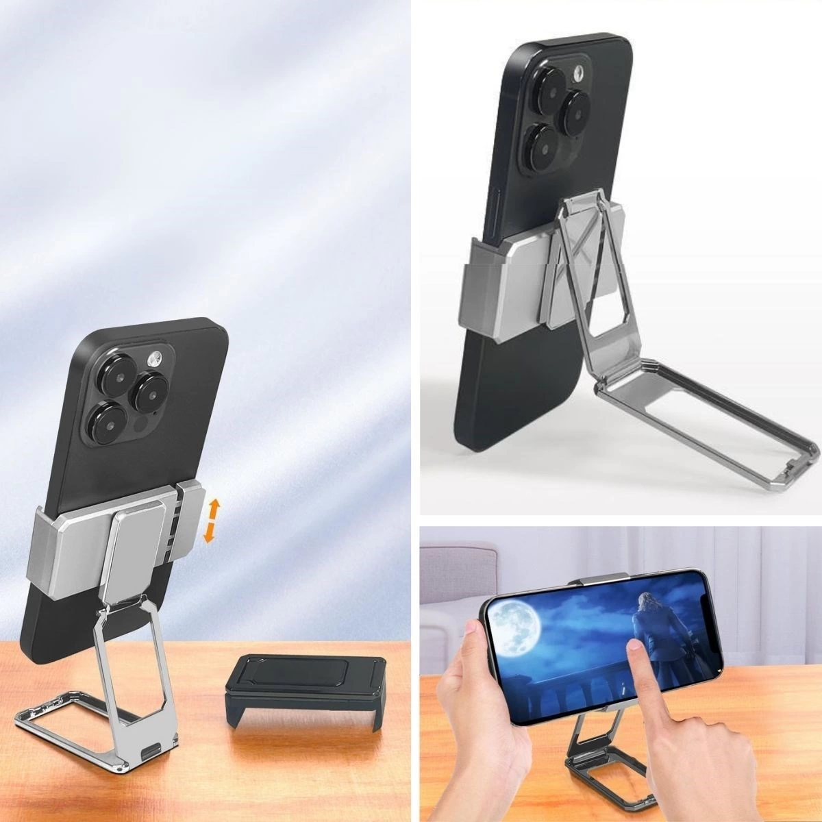 360 Derece Dönen Tüm Telefon Tipleri İle Uyumlu Metal Telefon Standı Braket ( Lisinya ) 360 Derece Dönen Tüm Telefon Tipleri İle Uyumlu Metal Telefon Standı Braket ( Lisinya )