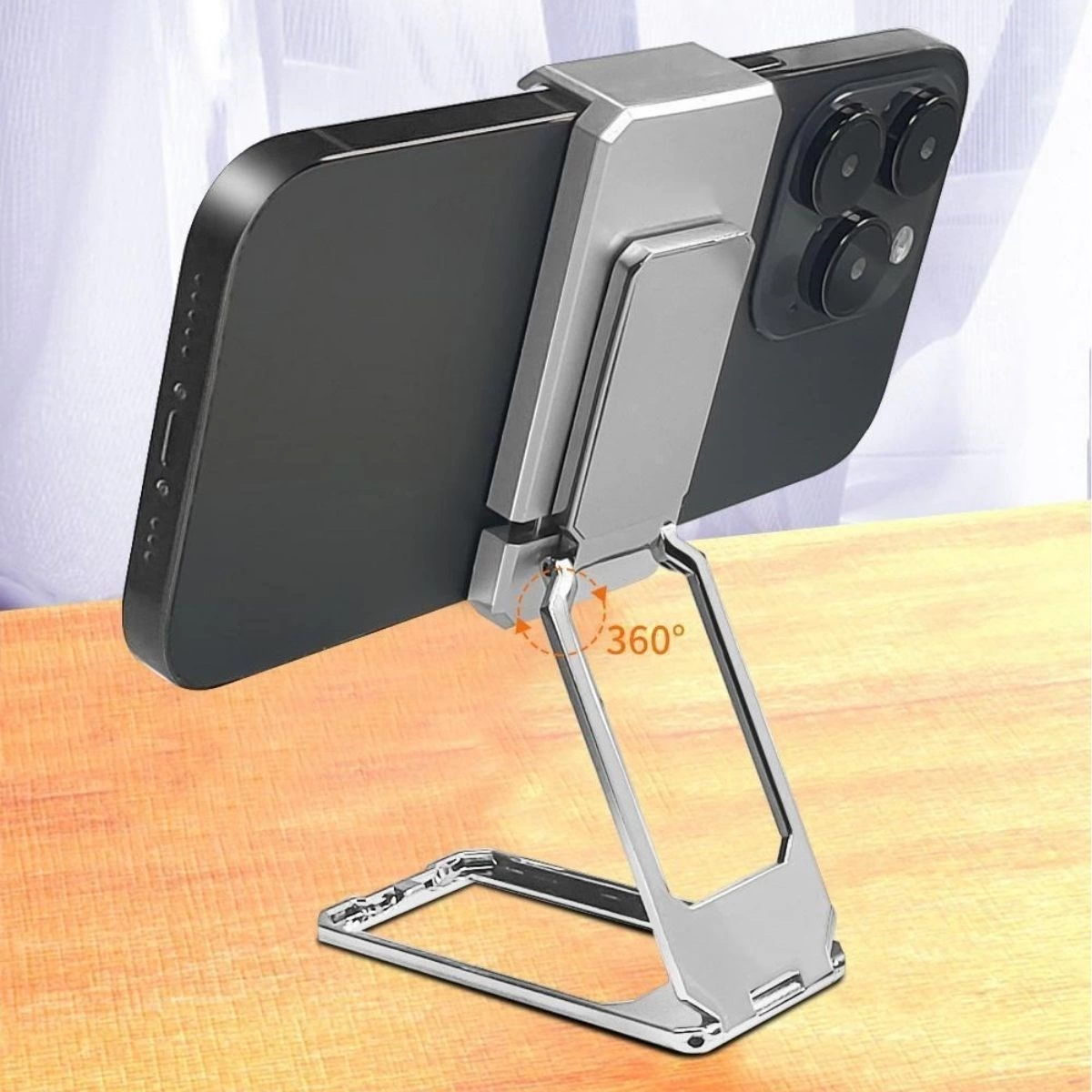 360 Derece Dönen Tüm Telefon Tipleri İle Uyumlu Metal Telefon Standı Braket ( Lisinya ) 360 Derece Dönen Tüm Telefon Tipleri İle Uyumlu Metal Telefon Standı Braket ( Lisinya )