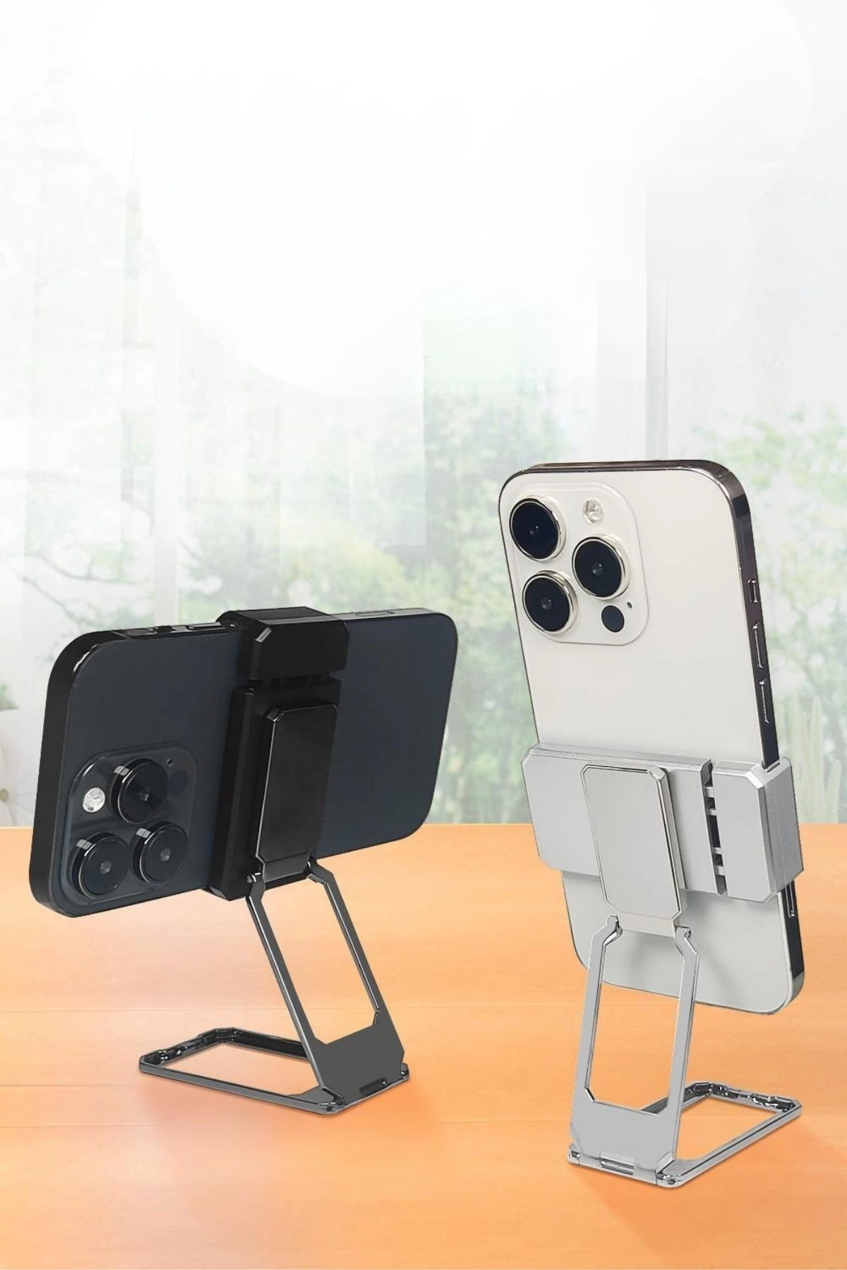 360 Derece Dönen Tüm Telefon Tipleri İle Uyumlu Metal Telefon Standı Braket ( Lisinya ) 360 Derece Dönen Tüm Telefon Tipleri İle Uyumlu Metal Telefon Standı Braket ( Lisinya )