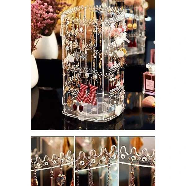 360° Dönebilen Takı Organizeri ( Lisinya )