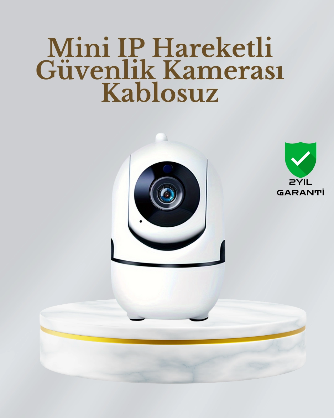 360° Dönen Akıllı Kablosuz Kamera – Uzaktan Kontrol Ve İki Yönlü Ses Özellikli ( Lisinya )