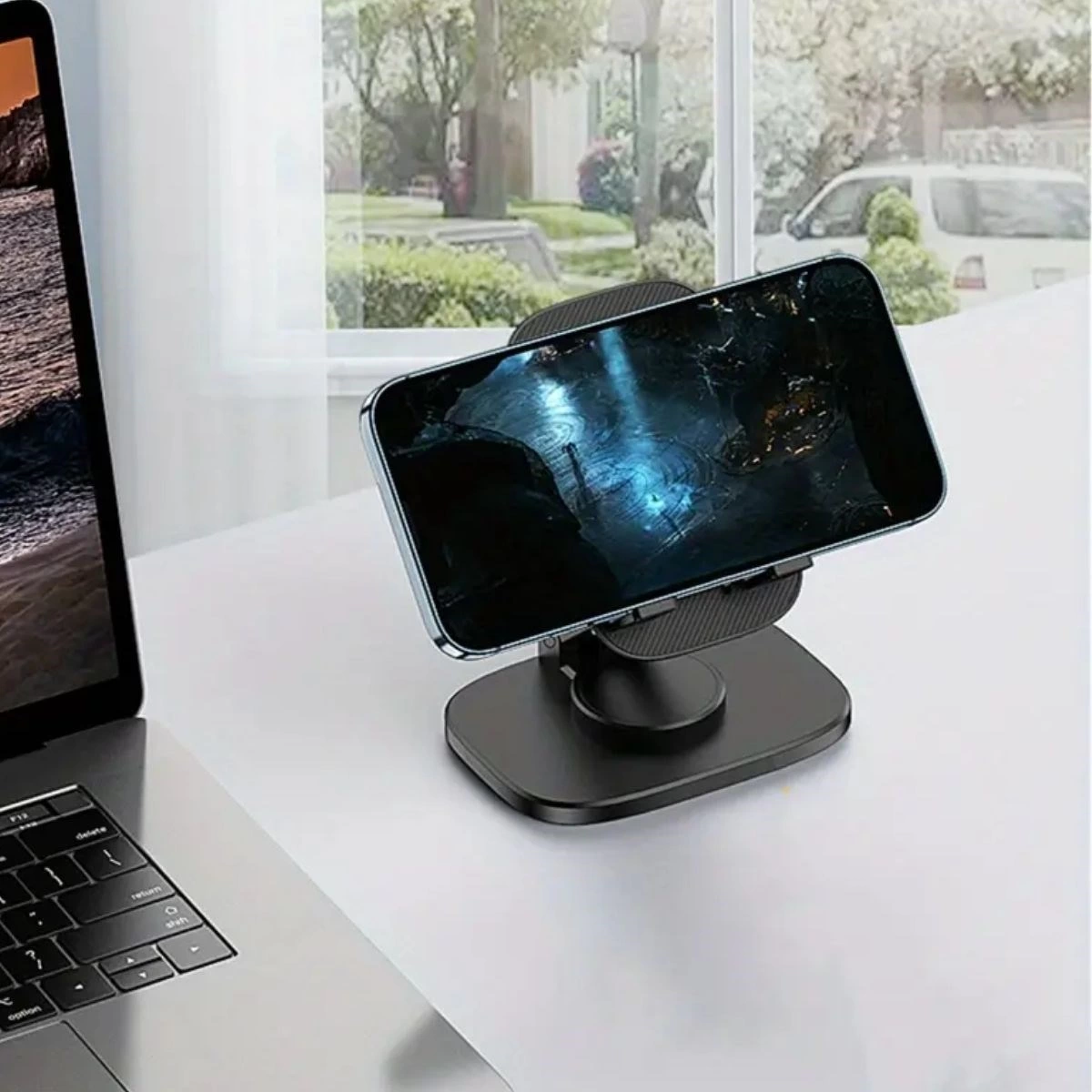 360 Döner Masaüstü Mobil Telefon Tutucu Standı ( Lisinya ) 360 Döner Masaüstü Mobil Telefon Tutucu Standı ( Lisinya )