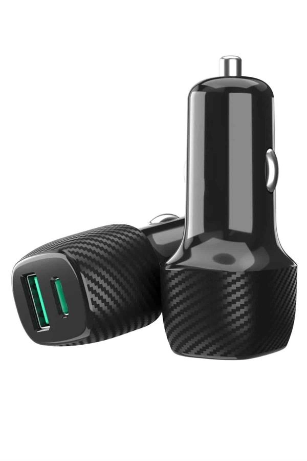 38w Oto Çakmaklık Araç Içi Şarj Cihazı Hızlı Şarj Uzun Ömürlü ( Lisinya )