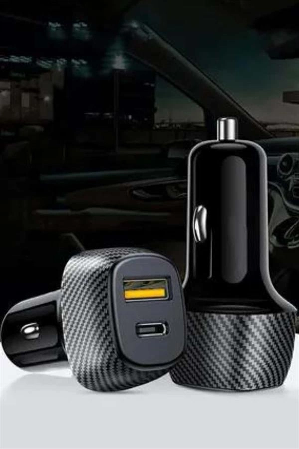 38w Oto Çakmaklık Araç Içi Şarj Cihazı Hızlı Şarj Uzun Ömürlü ( Lisinya )