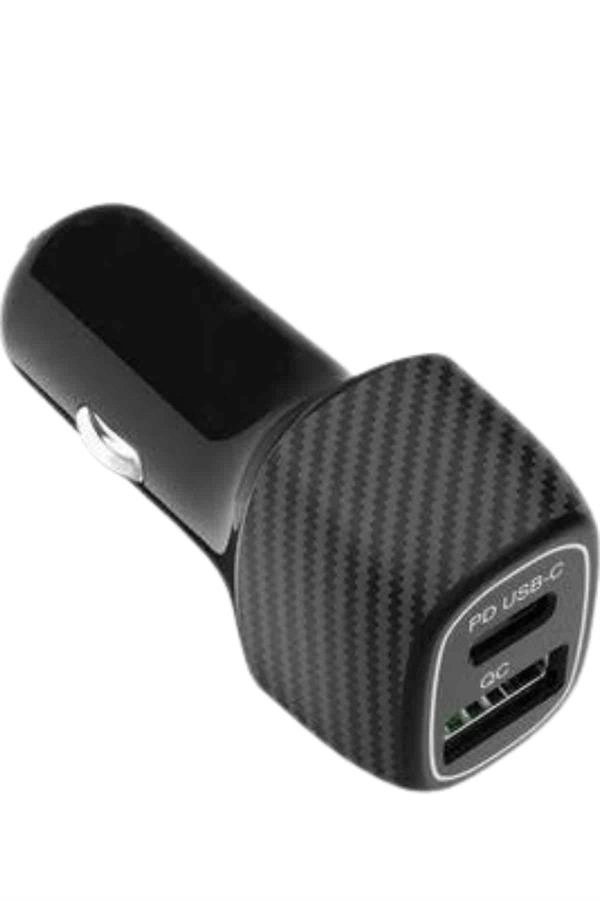 38w Usb Type-c Girişli Oto Çakmaklık Araç İçi Hızlı Şarj Çakmaklık Şarj Aleti ( Lisinya )