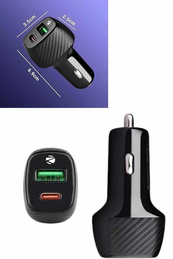 38w Usb Type-c Girişli Oto Çakmaklık Araç İçi Hızlı Şarj Çakmaklık Şarj Aleti ( Lisinya )