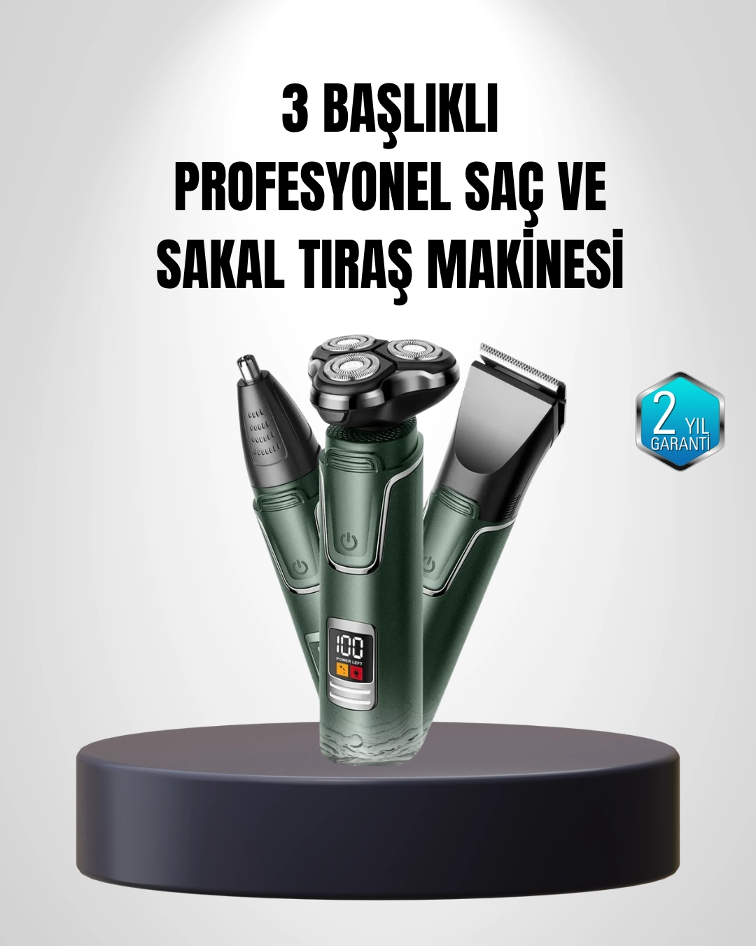 3d Akıllı Kesim Teknolojili Şarjlı Tıraş Seti – 3 Başlıklı, Paslanmaz Çelik Bıçaklı ( Lisinya ) 3d Akıllı Kesim Teknolojili Şarjlı Tıraş Seti – 3 Başlıklı, Paslanmaz Çelik Bıçaklı ( Lisinya )