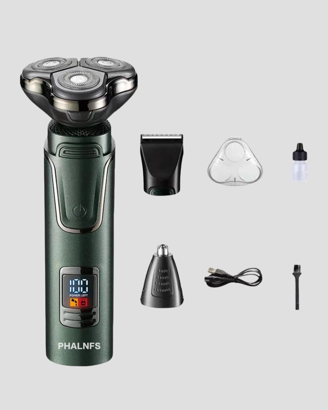 3d Akıllı Kesim Teknolojili Şarjlı Tıraş Seti – 3 Başlıklı, Paslanmaz Çelik Bıçaklı ( Lisinya ) 3d Akıllı Kesim Teknolojili Şarjlı Tıraş Seti – 3 Başlıklı, Paslanmaz Çelik Bıçaklı ( Lisinya )