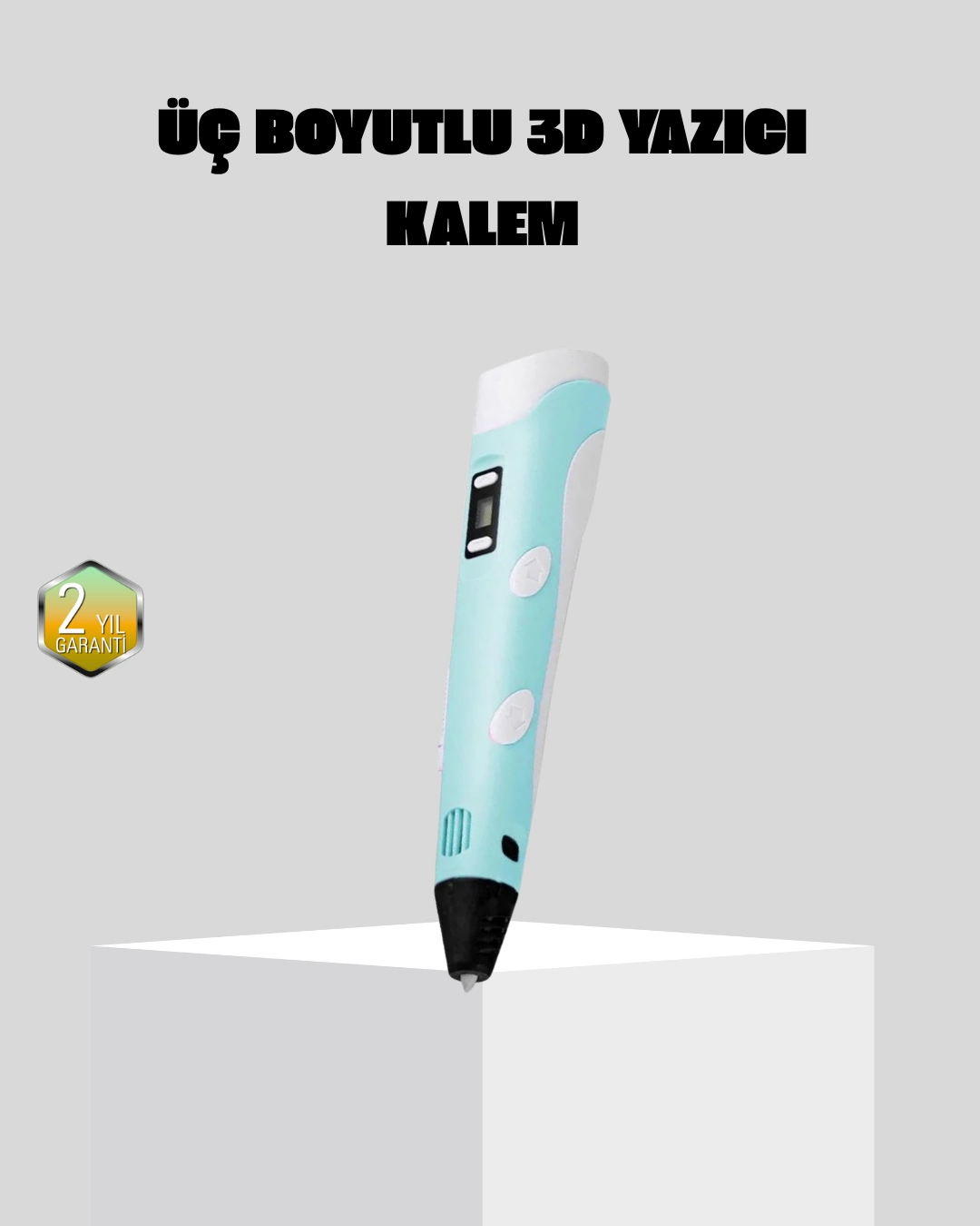 3d Kalem Ergonomik Ve 1.75 Mm Filament Destekli Fdm Yazıcı Kalemi ( Lisinya )