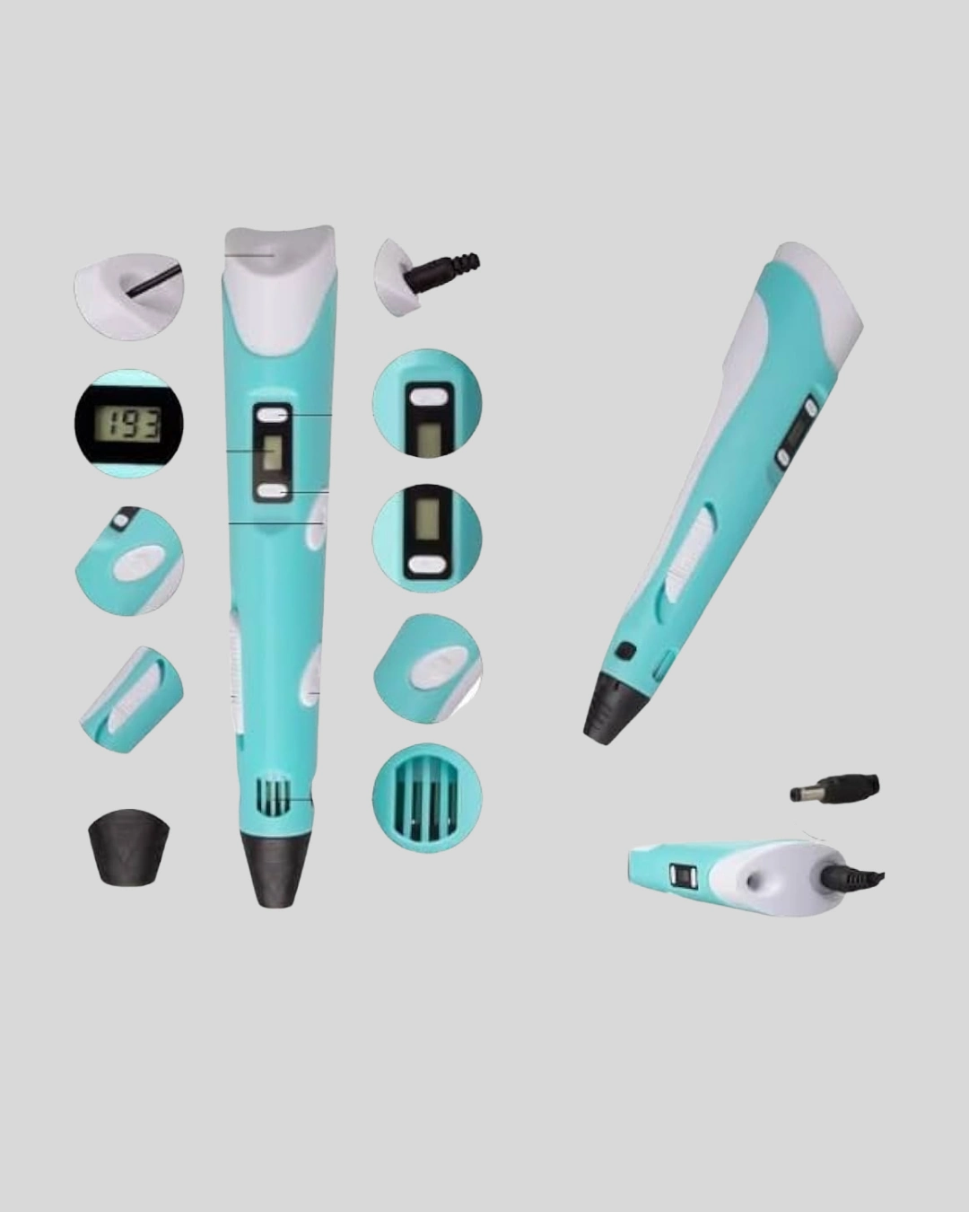 3d Kalem Ergonomik Ve 1.75 Mm Filament Destekli Fdm Yazıcı Kalemi ( Lisinya )