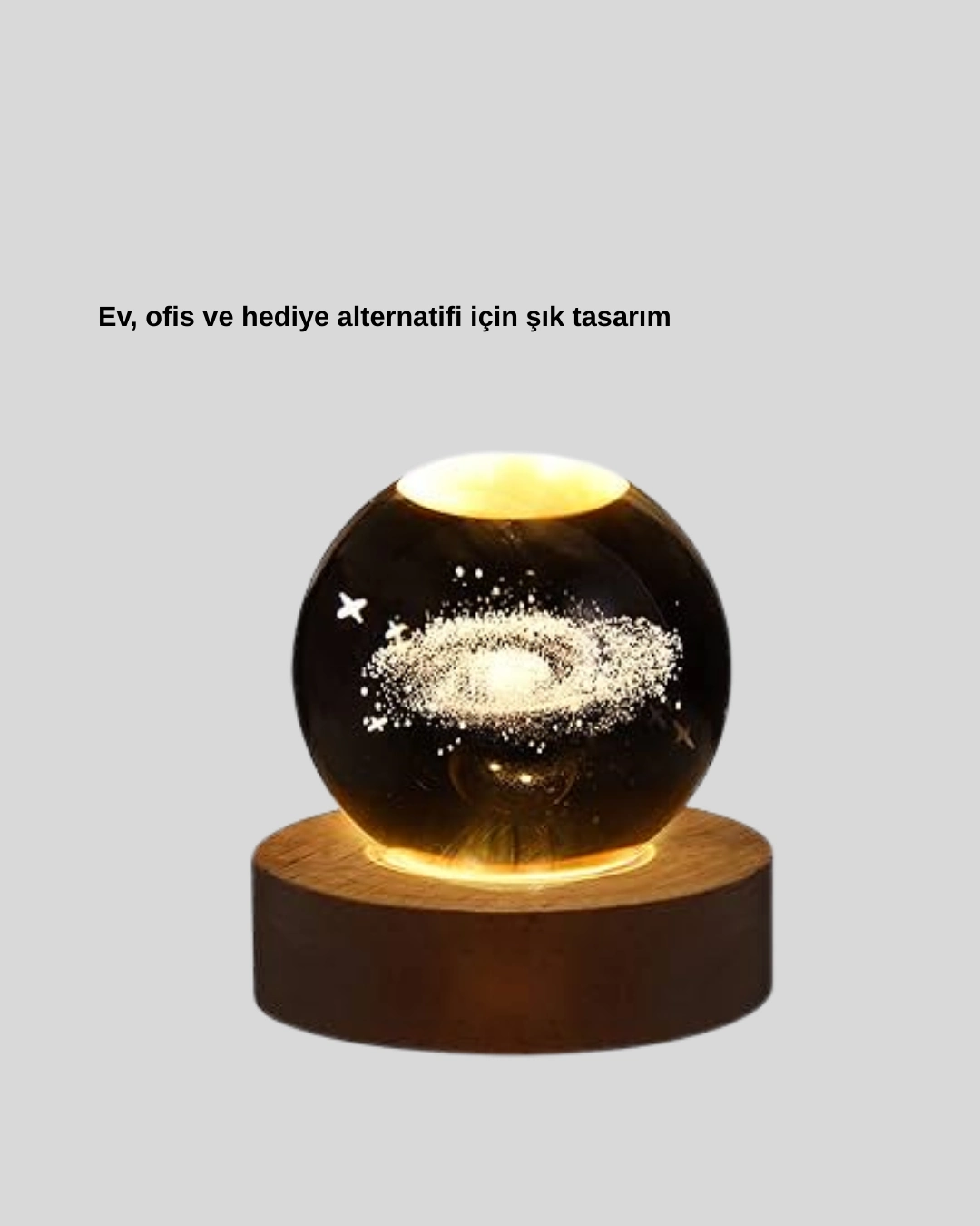 3d Lazer İşlemeli Galaksi Küre Usb Led Ahşap Standlı Oda Gece Lambası ( Lisinya ) 3d Lazer İşlemeli Galaksi Küre Usb Led Ahşap Standlı Oda Gece Lambası ( Lisinya )