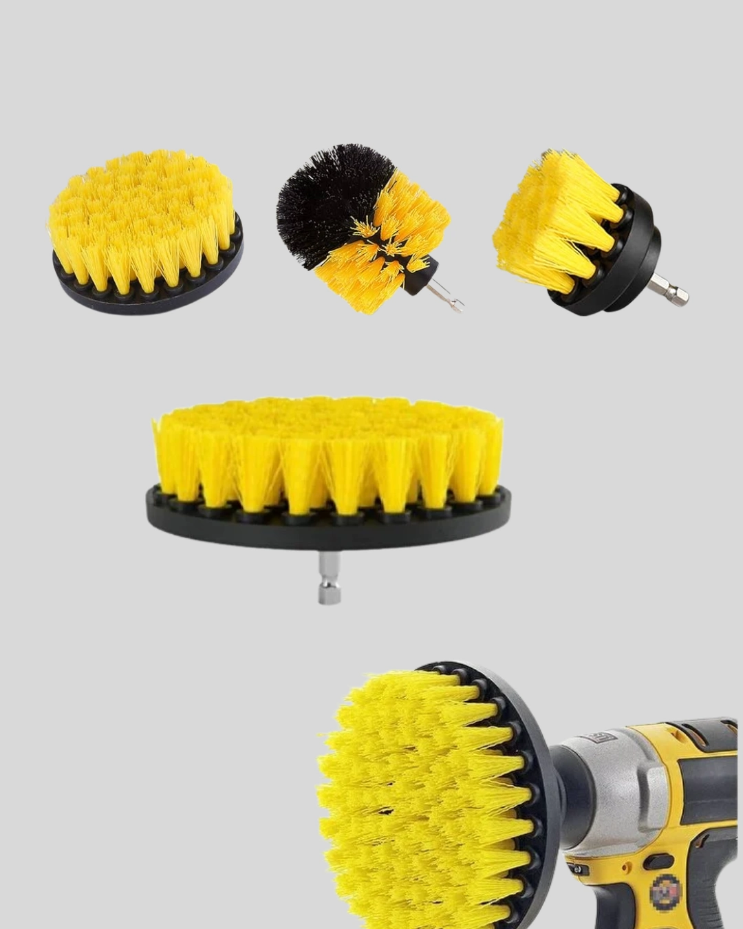 3’lü Matkap Temizlik Fırçası Seti – Banyo, Mutfak Ve Araç Jantı İçin Etkili ( Lisinya ) 3’lü Matkap Temizlik Fırçası Seti – Banyo, Mutfak Ve Araç Jantı İçin Etkili ( Lisinya )