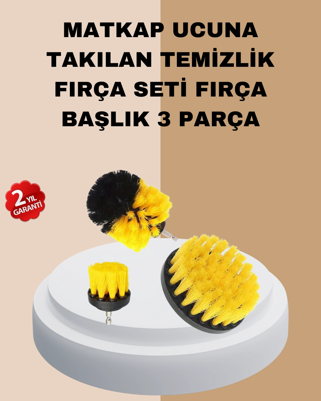 3’lü Matkap Ucu Fırça Takımı Zorlu Kirler İçin ( Lisinya )