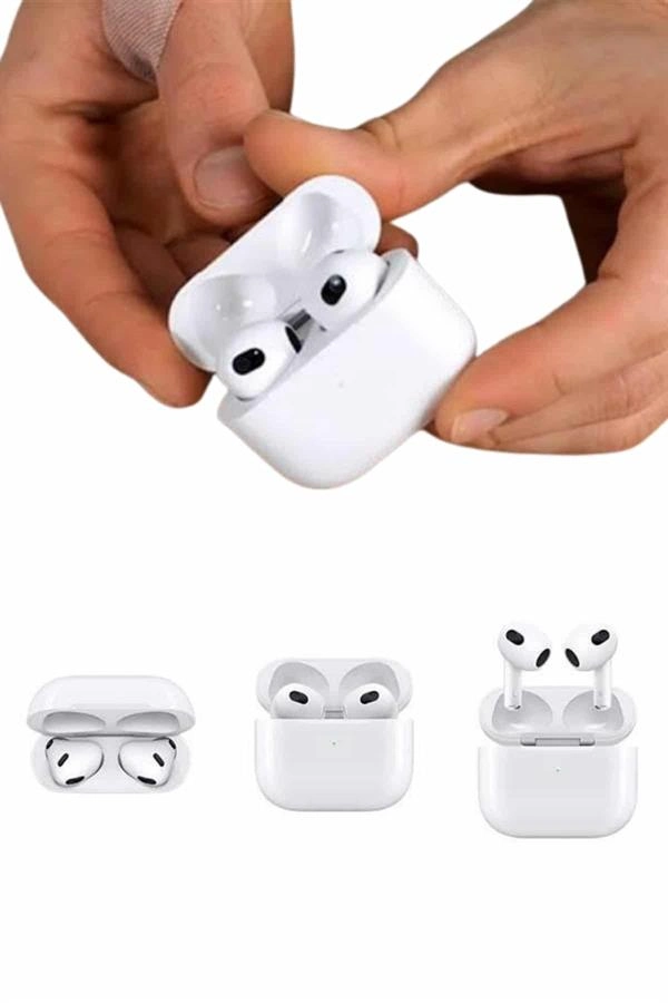 3.nesil İos Android Uyumlu Bluetooth 5.0 Beyaz Çağrı Cevaplama ( Lisinya )