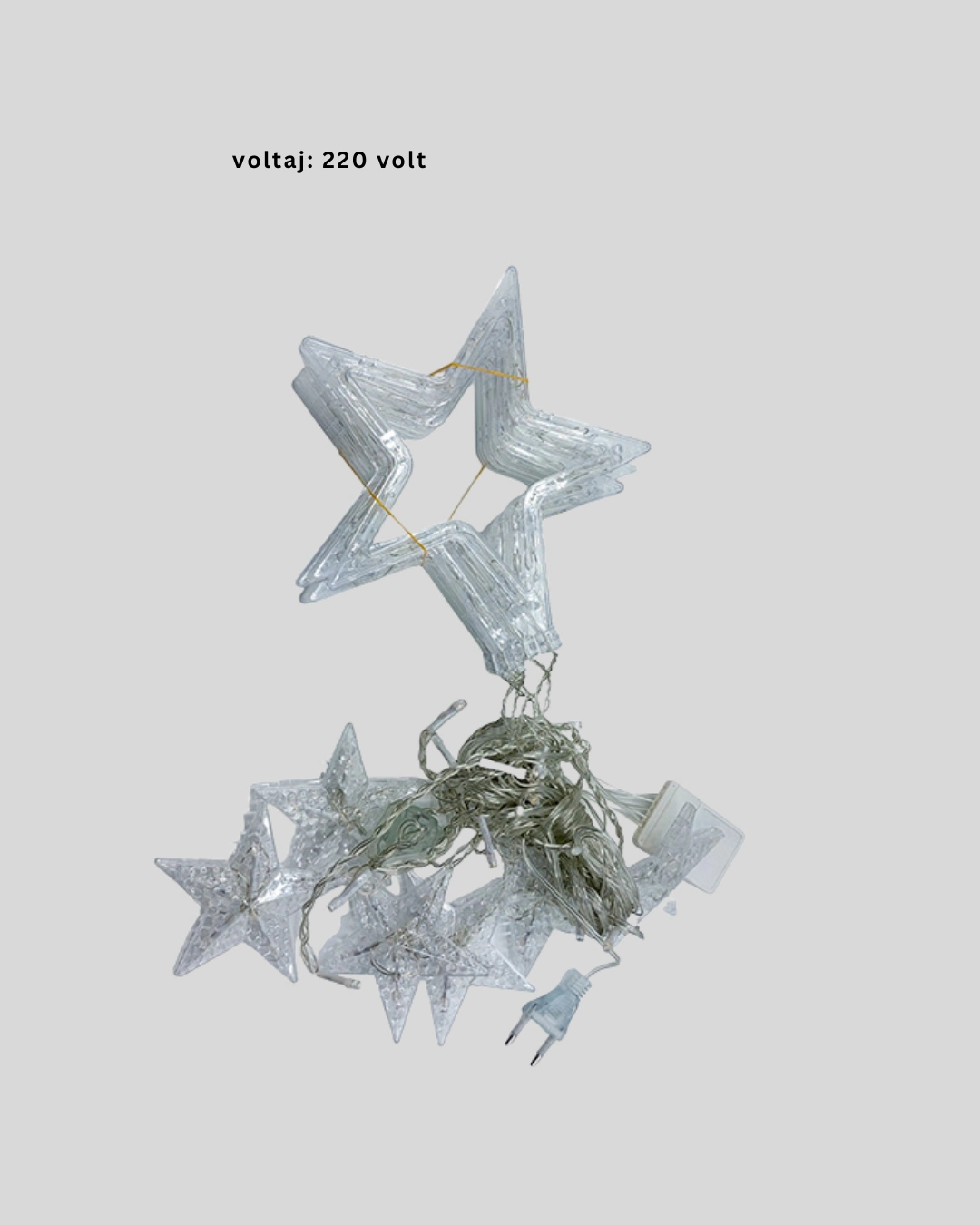 3x3 Metre Yıldız Peri Led Perde Işık Romantik Dekorasyon ( Lisinya )