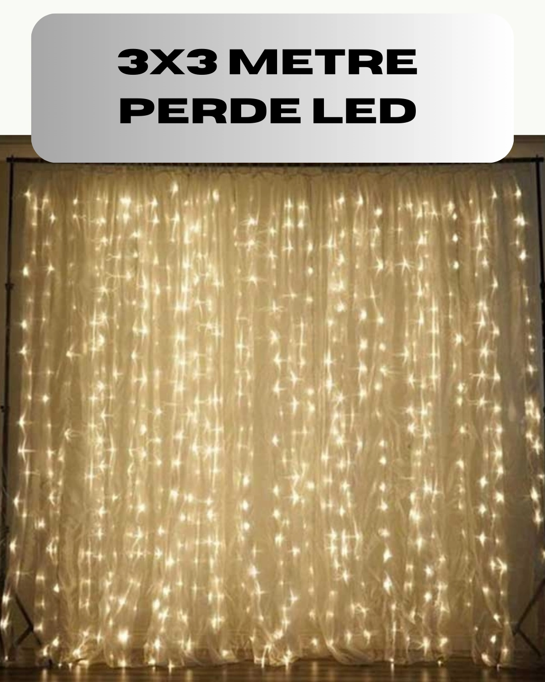 3x3 Perde Led Işık Şelale Model Özel Gün Dekoratif Aydınlatma ( Lisinya ) 3x3 Perde Led Işık Şelale Model Özel Gün Dekoratif Aydınlatma ( Lisinya )