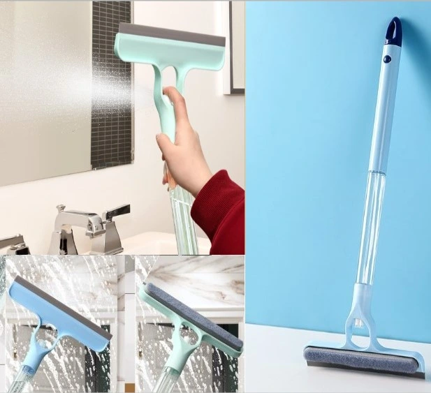 4 İn 1 Spreyli Çek Çekli Camsil Ve Fırça Atı ( Lisinya )