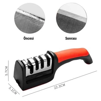 4 Aşamalı Kaymaz Tabanlı Hızlı Bıçak Ve Makas Bileme Aracı - Keskin Ve Pratik Kullanım ( Lisinya ) 4 Aşamalı Kaymaz Tabanlı Hızlı Bıçak Ve Makas Bileme Aracı - Keskin Ve Pratik Kullanım ( Lisinya )