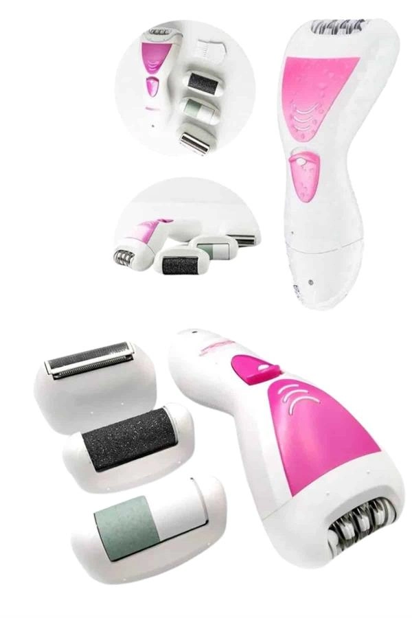 4 Başlıklı Lazer Öncesi Kısaltma Epilasyon Aleti Epilatör Çok Amaçlı ( Lisinya )