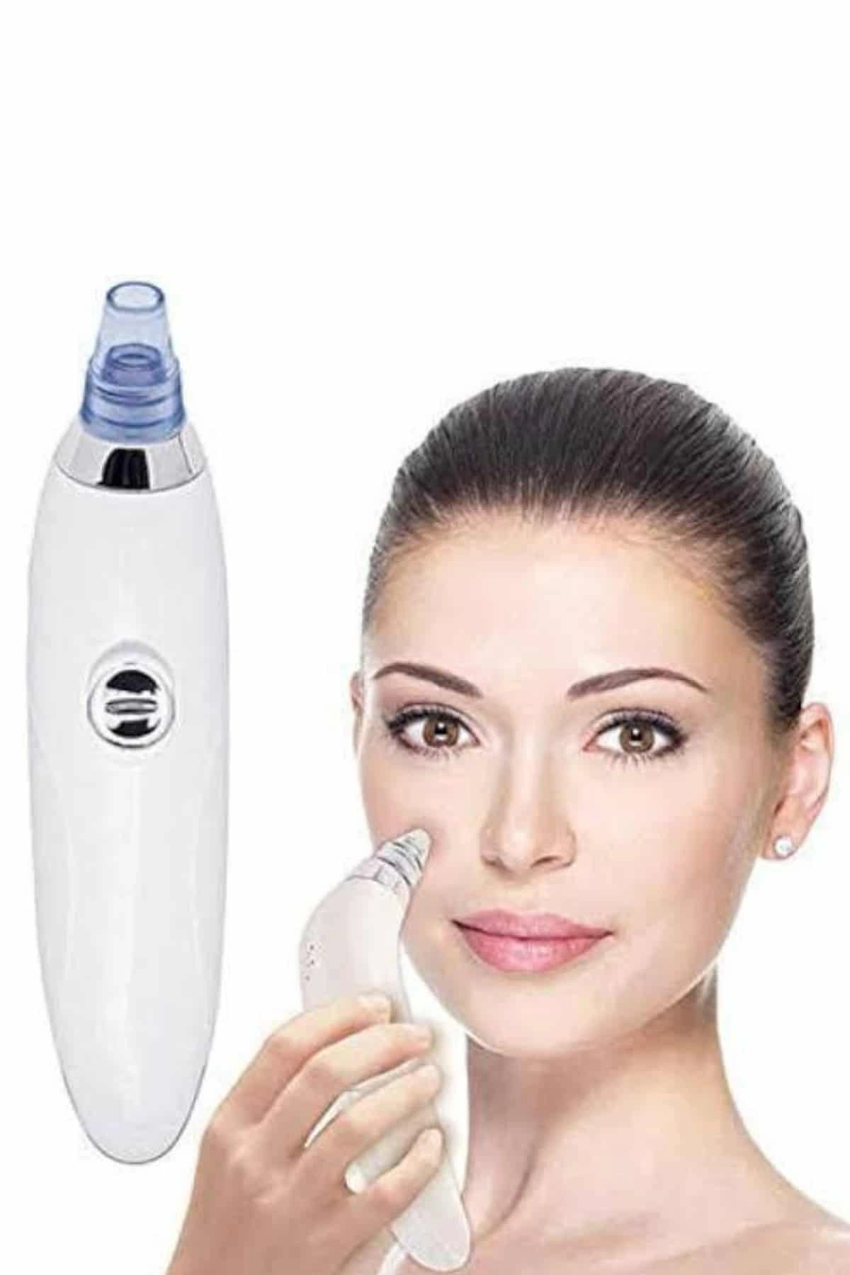 4 Başlıklı Pilli Vakumlu Siyah Nokta Temizleyici Akne Ve Sivilce Önleyici ( Lisinya )