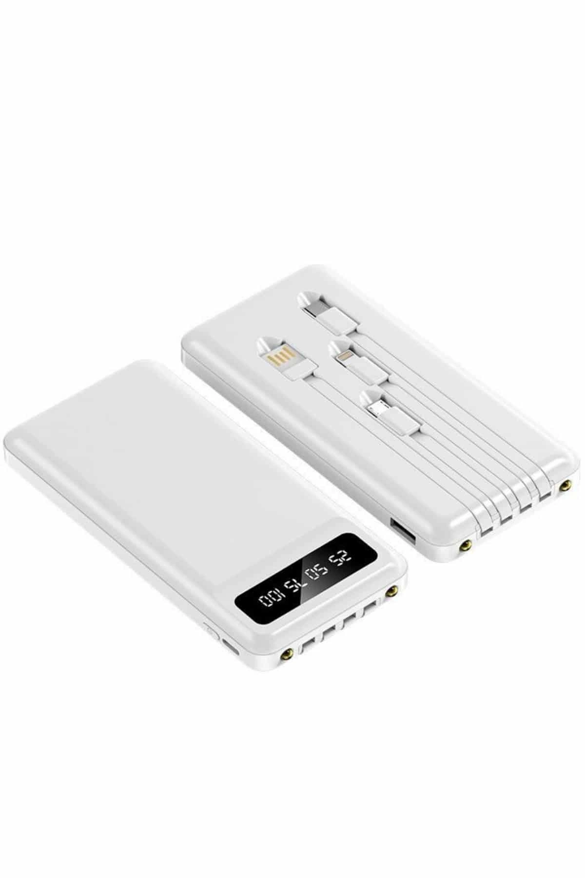 4 Çıkışlı 20.000 Mah Powerbank Uzun Pil Ömürlü Taşınabilir ( Lisinya )