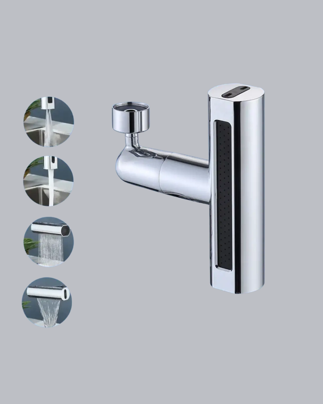 4 Fonksiyonlu Musluk Başlığı 360 Derece Dönebilen Ve Su Tasarruflu ( Lisinya )