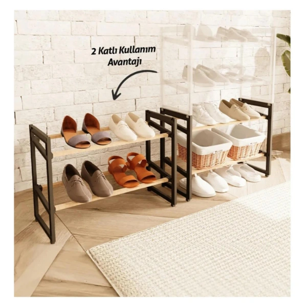 4 Katlı Ahşap Ayakkabılık ( Lisinya ) 4 Katlı Ahşap Ayakkabılık ( Lisinya )