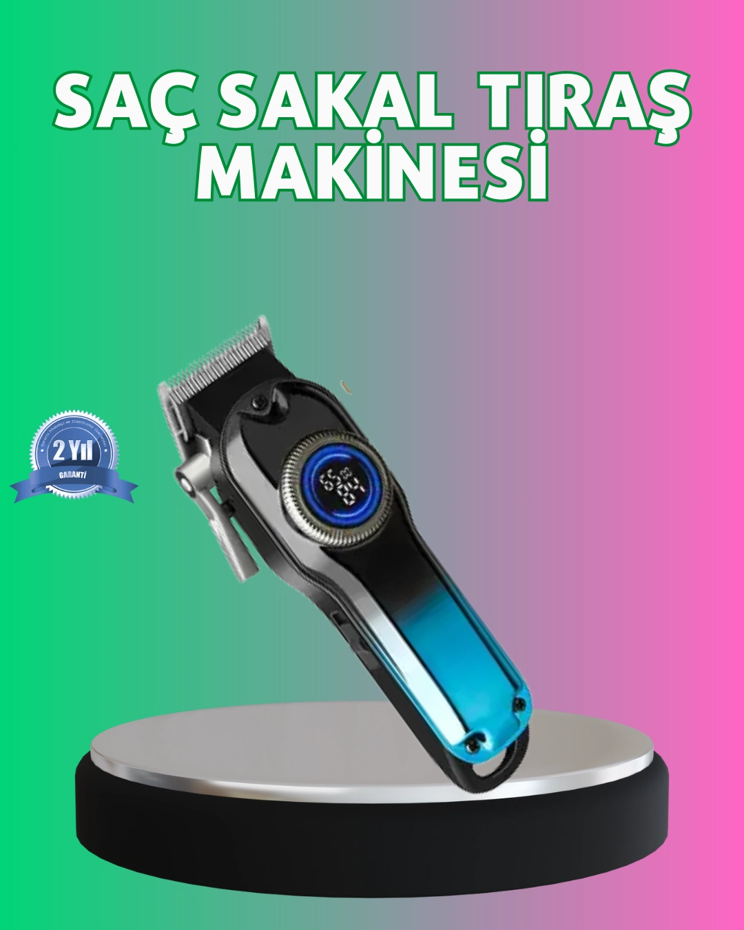 4 Limit Tarağı Ve Ayarlanabilir Kesim Uzunluğu Saç Makinesi ( Lisinya )