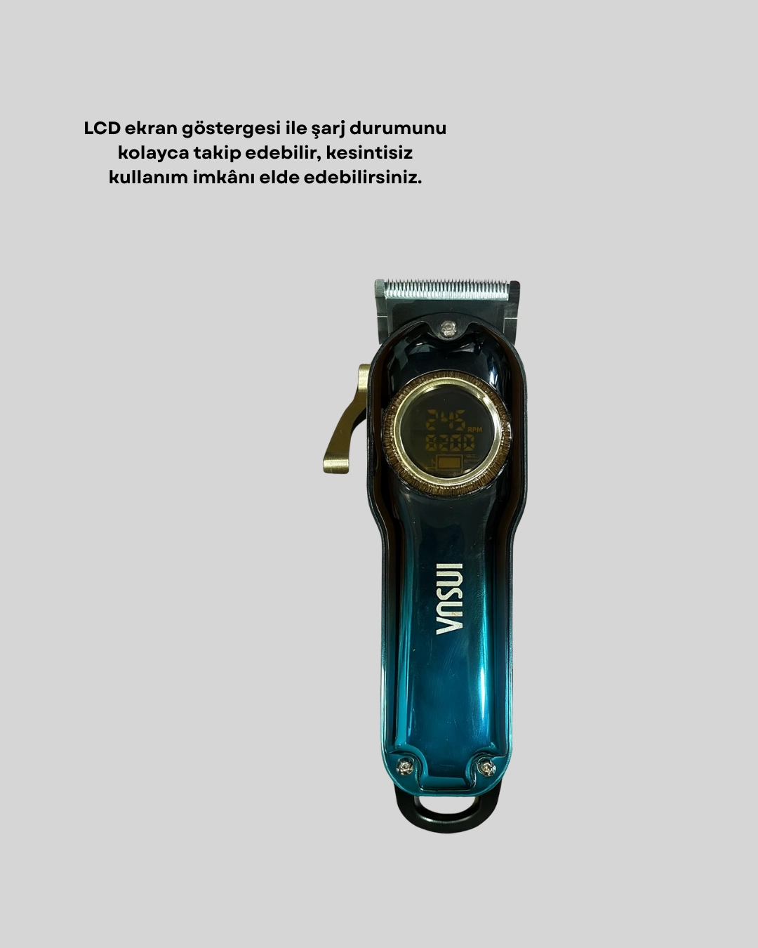 4 Limit Tarağı Ve Ayarlanabilir Kesim Uzunluğu Saç Makinesi ( Lisinya ) 4 Limit Tarağı Ve Ayarlanabilir Kesim Uzunluğu Saç Makinesi ( Lisinya )