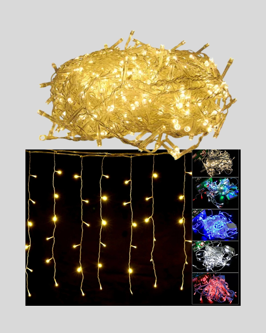 4 Metre Şelale Led Işık Perdesi Dekoratif ( Lisinya )