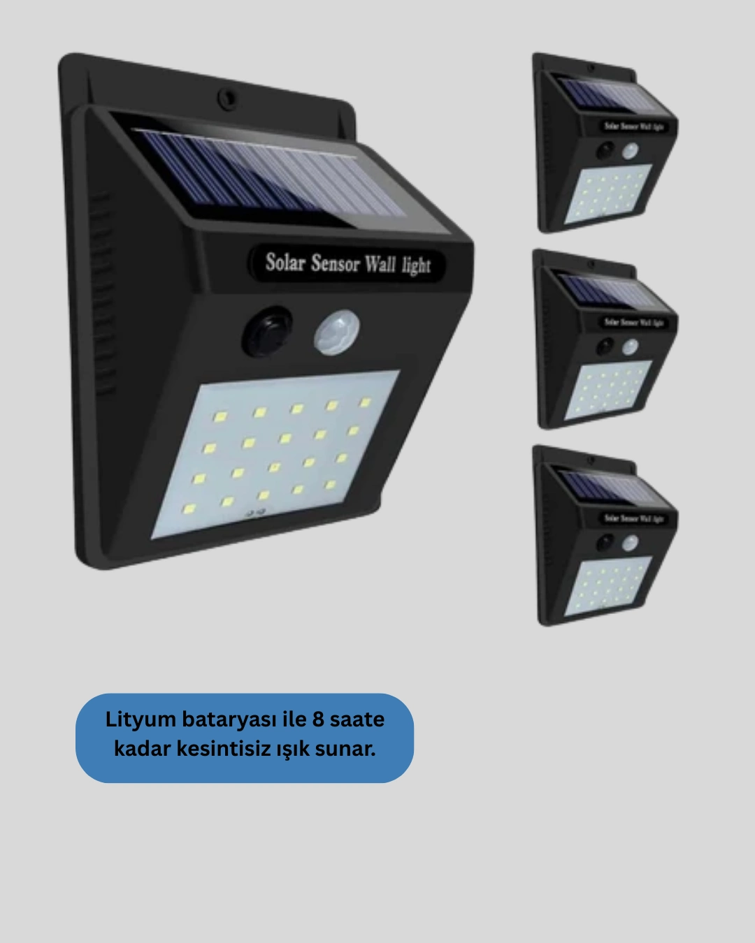 4 Modlu Solar Led Bahçe Ve Garaj Lambası ( Lisinya ) 4 Modlu Solar Led Bahçe Ve Garaj Lambası ( Lisinya )