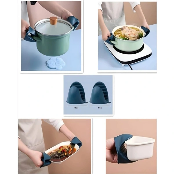 4 Parça Yanma Önleyici Mutfak Seti - Tencere Tabak Tutucu Ve Fırın Eldiveni ( Lisinya ) 4 Parça Yanma Önleyici Mutfak Seti - Tencere Tabak Tutucu Ve Fırın Eldiveni ( Lisinya )