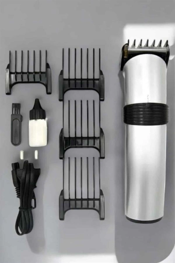 4 Taraklı Profesyonel Şarjlı Saç Ve Sakal Kesme Tıraş Makinesi Seti ( Lisinya )