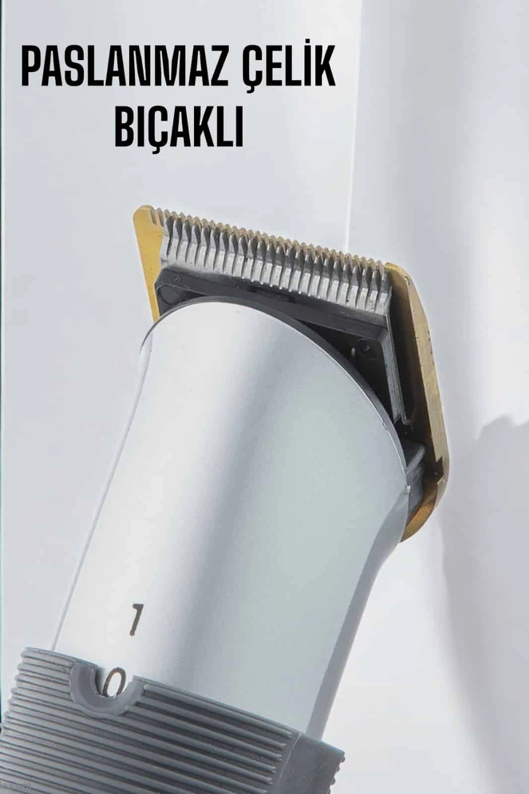 4 Taraklı Profesyonel Şarjlı Saç Ve Sakal Kesme Tıraş Makinesi Seti ( Lisinya )