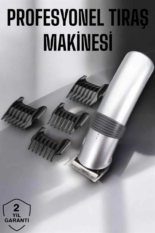 4 Taraklı Taşınabilir Profesyonel Saç Ve Sakal Kesme Tıraş Makinesi ( Lisinya )