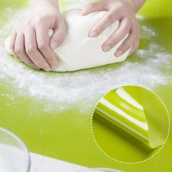 40*50 Cm Silikon Ölçekli Kullanımı Kolay Hamur Açma Matı Ekmek Mantı Makarna Hamuru Yoğurma ( Lisinya ) 40*50 Cm Silikon Ölçekli Kullanımı Kolay Hamur Açma Matı Ekmek Mantı Makarna Hamuru Yoğurma ( Lisinya )