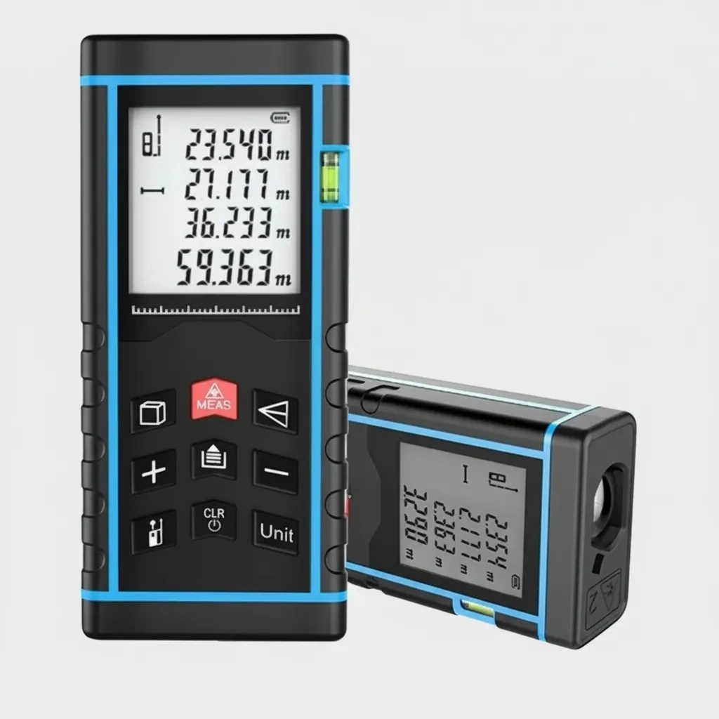40 Metre Hassas Lazermetre Ölçer LCD Dijital Ekran Su Terazili Lazerli Mesafe Ölçüm Cihazı ( Lisinya ) 40 Metre Hassas Lazermetre Ölçer LCD Dijital Ekran Su Terazili Lazerli Mesafe Ölçüm Cihazı ( Lisinya )