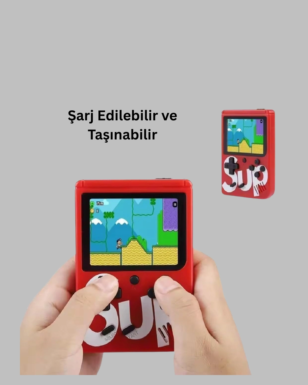 400 Oyunlu Taşınabilir Retro El Konsolu ( Lisinya )