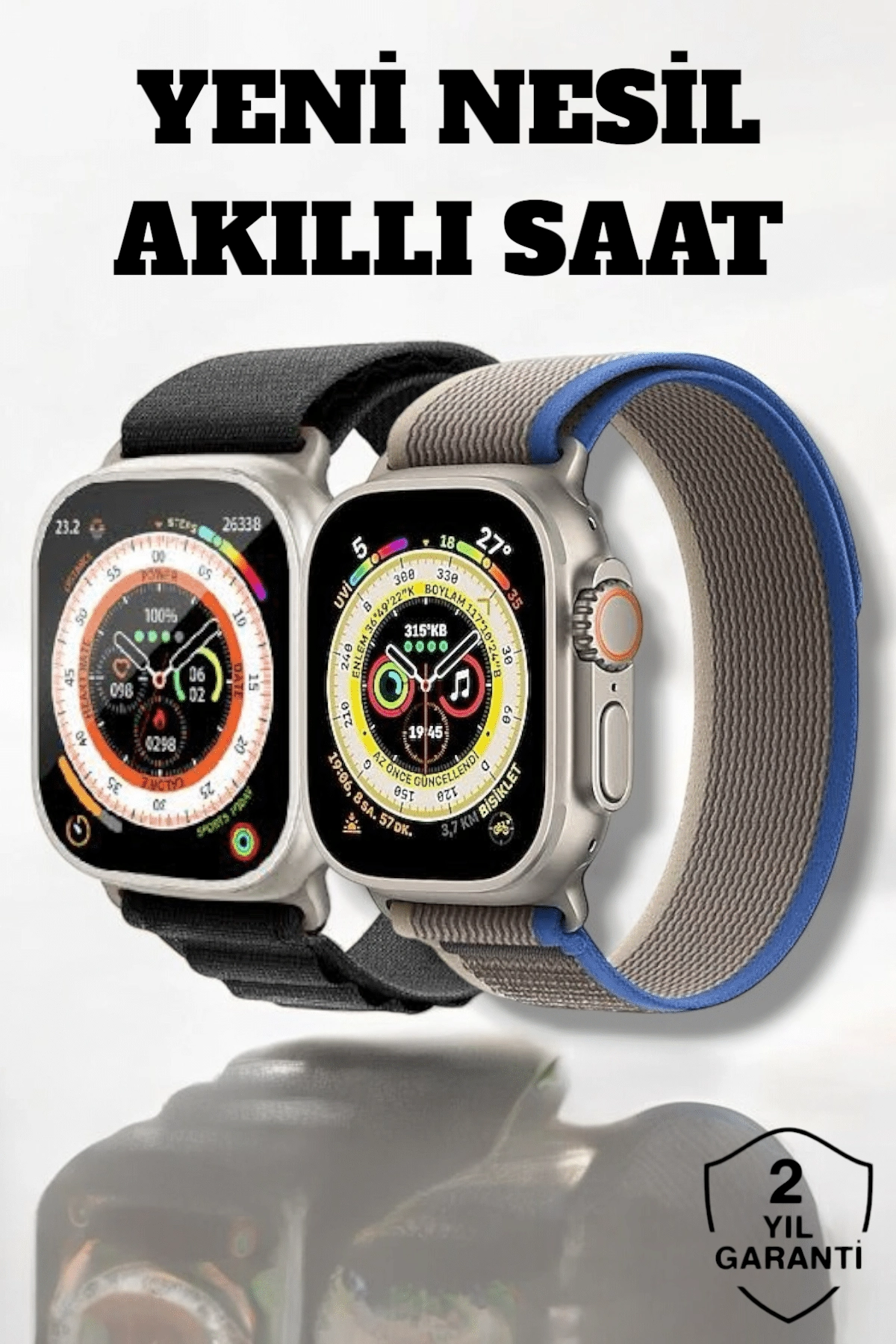 49mm Ekranlı, Kan Basıncı Ve Adımsayar Özellikli Bluetooth Akıllı Saat ( Lisinya )