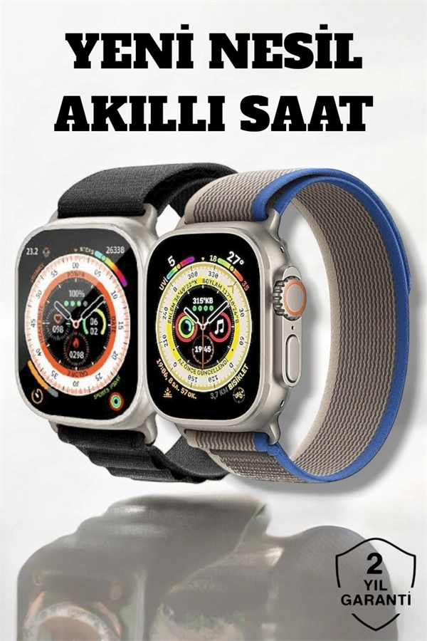 49mm Ekranlı, Kan Basıncı Ve Adımsayar Özellikli Bluetooth Akıllı Saat ( Lisinya )