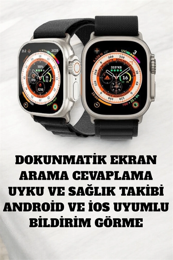 49mm Ekranlı, Kan Basıncı Ve Adımsayar Özellikli Bluetooth Akıllı Saat ( Lisinya )
