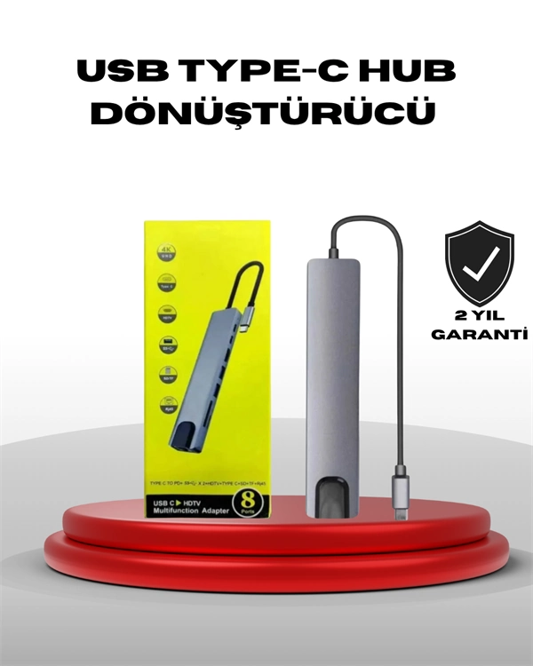 4k Hdmı Çıkışlı, Gigabit Ethernet'li Usb‑c Çoklu Port Hub ( Lisinya ) 4k Hdmı Çıkışlı, Gigabit Ethernet'li Usb‑c Çoklu Port Hub ( Lisinya )