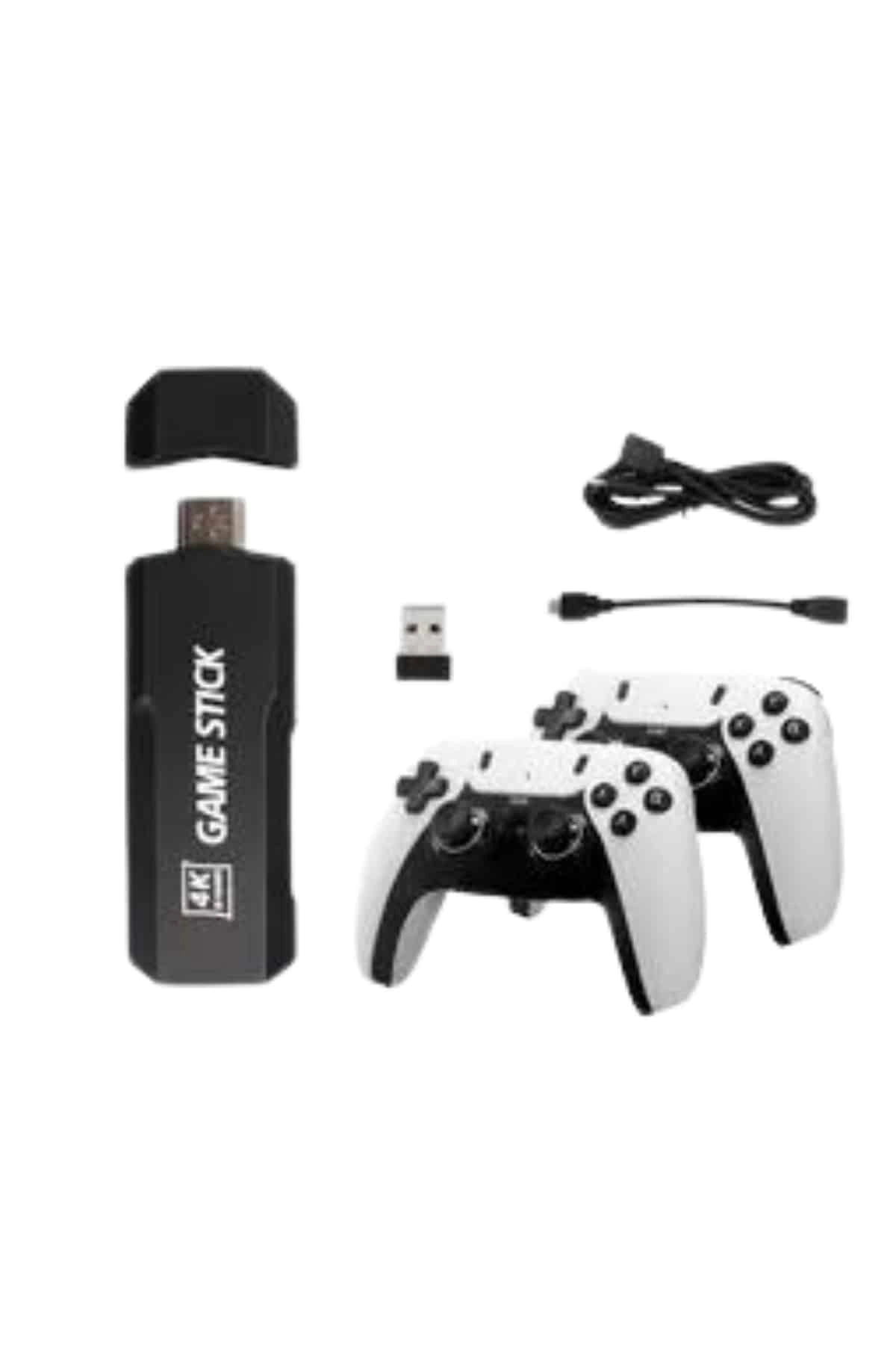 4k Kablosuz Çift Kol Retro Oyunlar 20000 Oyunlu Atari ( Lisinya )