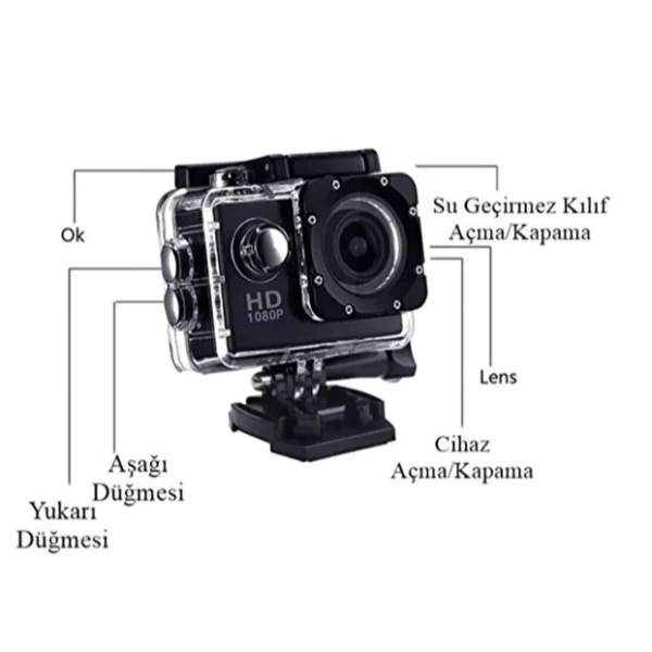 4k Su Geçirmez Wi-fi Aksiyon Kamerası ( Lisinya ) 4k Su Geçirmez Wi-fi Aksiyon Kamerası ( Lisinya )