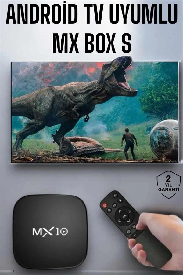 4k Tv Uyumlu Hd Çözünürlüklü Mx Box S 8 Gb ( Lisinya ) 4k Tv Uyumlu Hd Çözünürlüklü Mx Box S 8 Gb ( Lisinya )