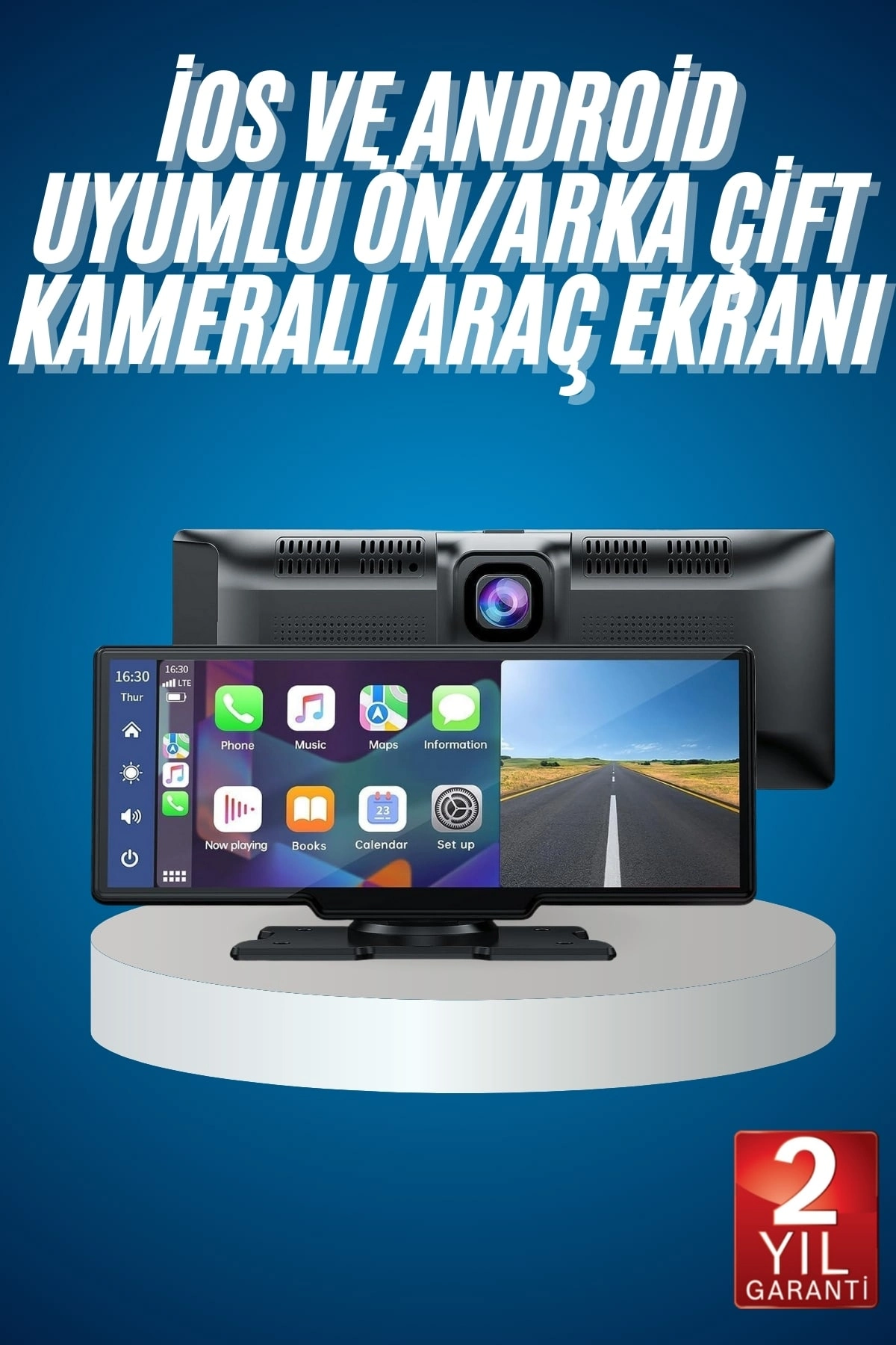 4k Ultra Araç İçi Ön Ve Arka Kameralı Ekran Hd 2 Kameralı Torpido Üstü Araç Multimedya ( Lisinya ) 4k Ultra Araç İçi Ön Ve Arka Kameralı Ekran Hd 2 Kameralı Torpido Üstü Araç Multimedya ( Lisinya )