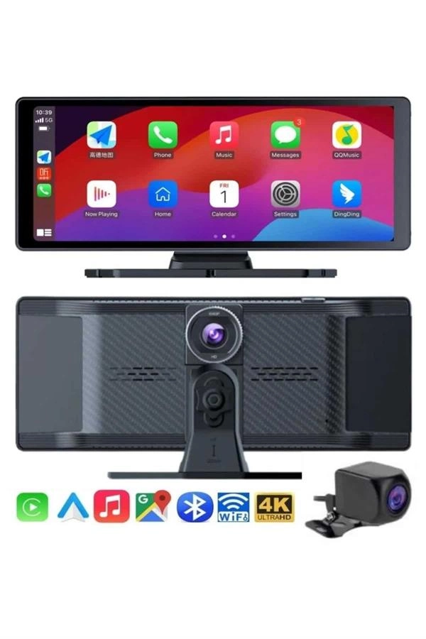 4k Ultra Araç İçi Ön Ve Arka Kameralı Ekran Hd 2 Kameralı Torpido Üstü Araç Multimedya ( Lisinya ) 4k Ultra Araç İçi Ön Ve Arka Kameralı Ekran Hd 2 Kameralı Torpido Üstü Araç Multimedya ( Lisinya )