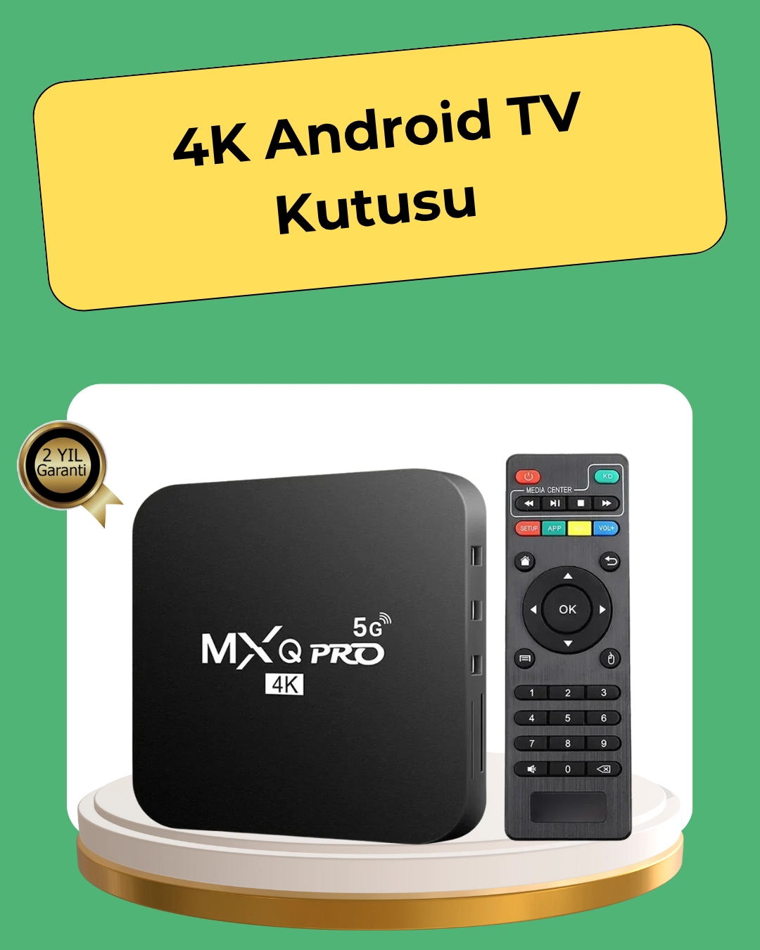 4k Ultra Hd Tv Box – 2gb Ram, 16gb Hafıza, Android Akıllı Medya Oynatıcı ( Lisinya ) 4k Ultra Hd Tv Box – 2gb Ram, 16gb Hafıza, Android Akıllı Medya Oynatıcı ( Lisinya )