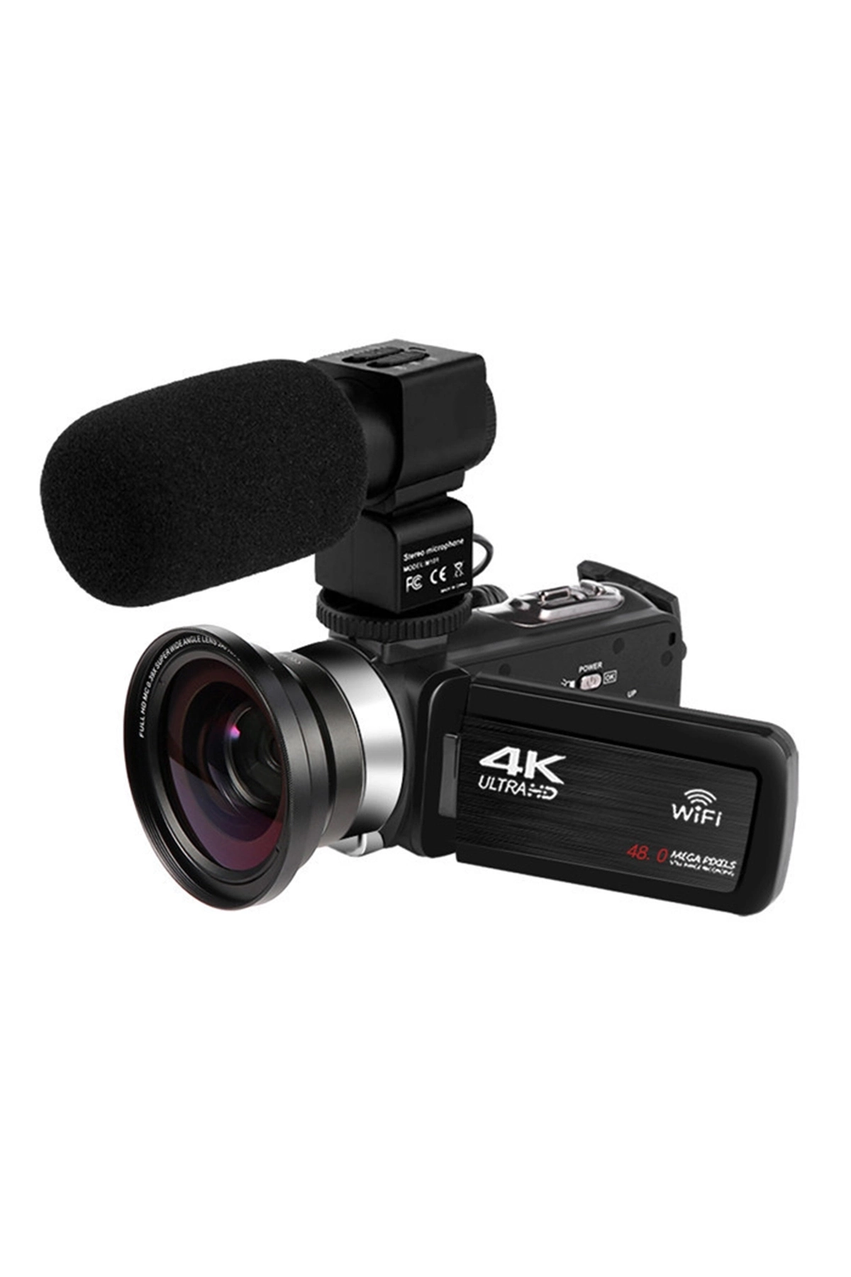 4k Vlog Dijital Video Kamera Kablosuz 48mp 16x Kaydedici Fotoğrafçılık 3.0’’ıps Dokunmatik Ekran Mikrofon Çift Batarya ( Lisinya ) 4k Vlog Dijital Video Kamera Kablosuz 48mp 16x Kaydedici Fotoğrafçılık 3.0’’ıps Dokunmatik Ekran Mikrofon Çift Batarya ( Lisinya )